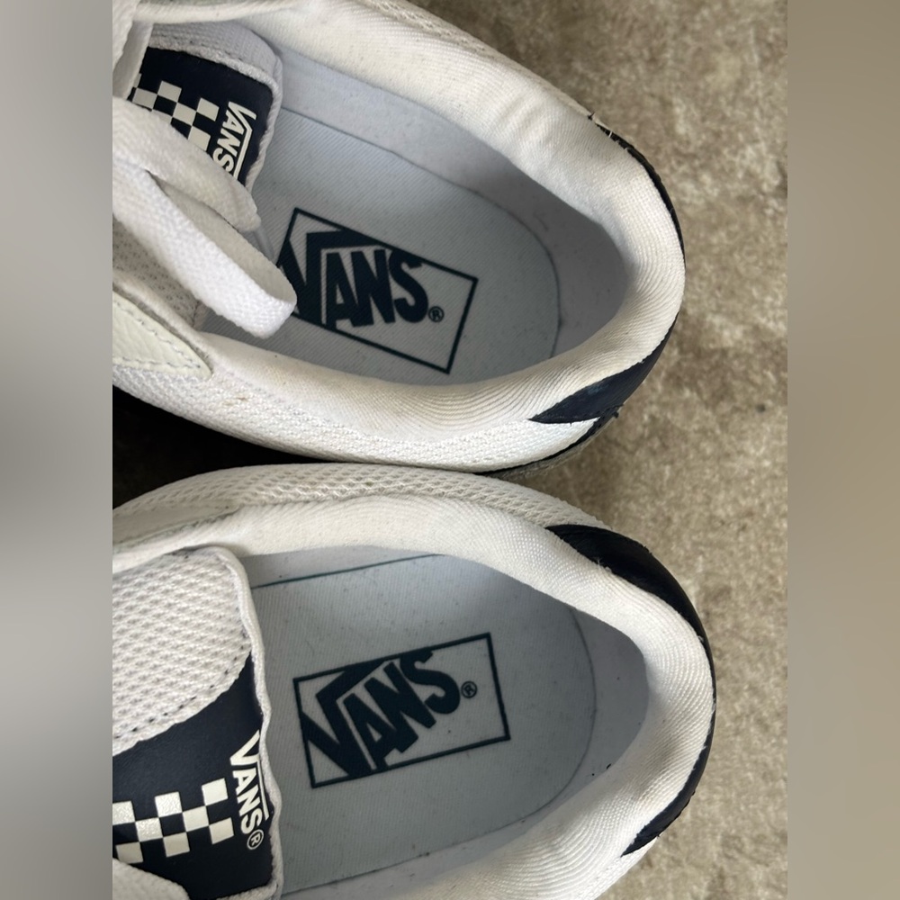 Vans off the Wall Navy Blue and White Old Skool Sneakers Size 12 - Picture 6 of 12